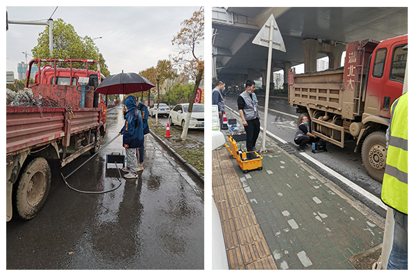 路檢路查和非道路檢測現場(chǎng)